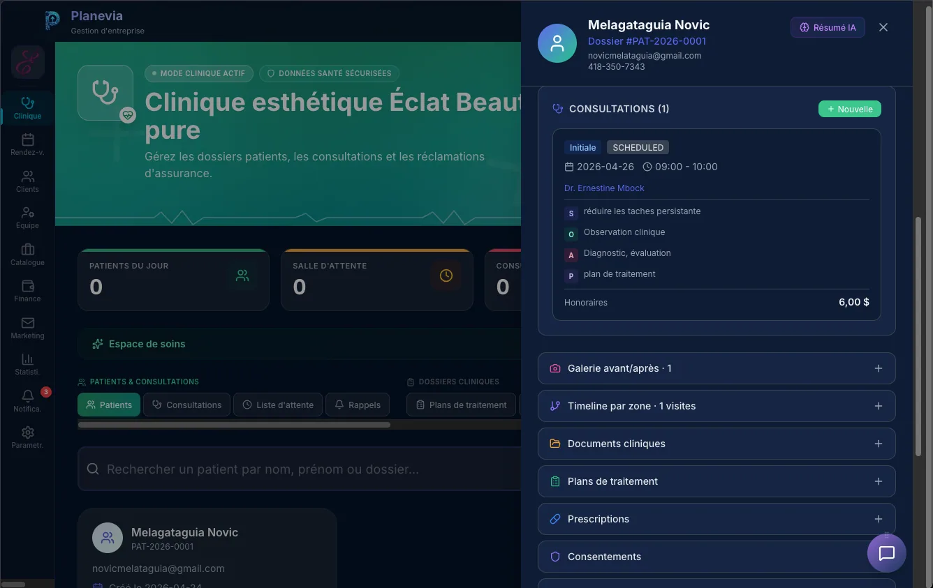 Dossier client Planevia