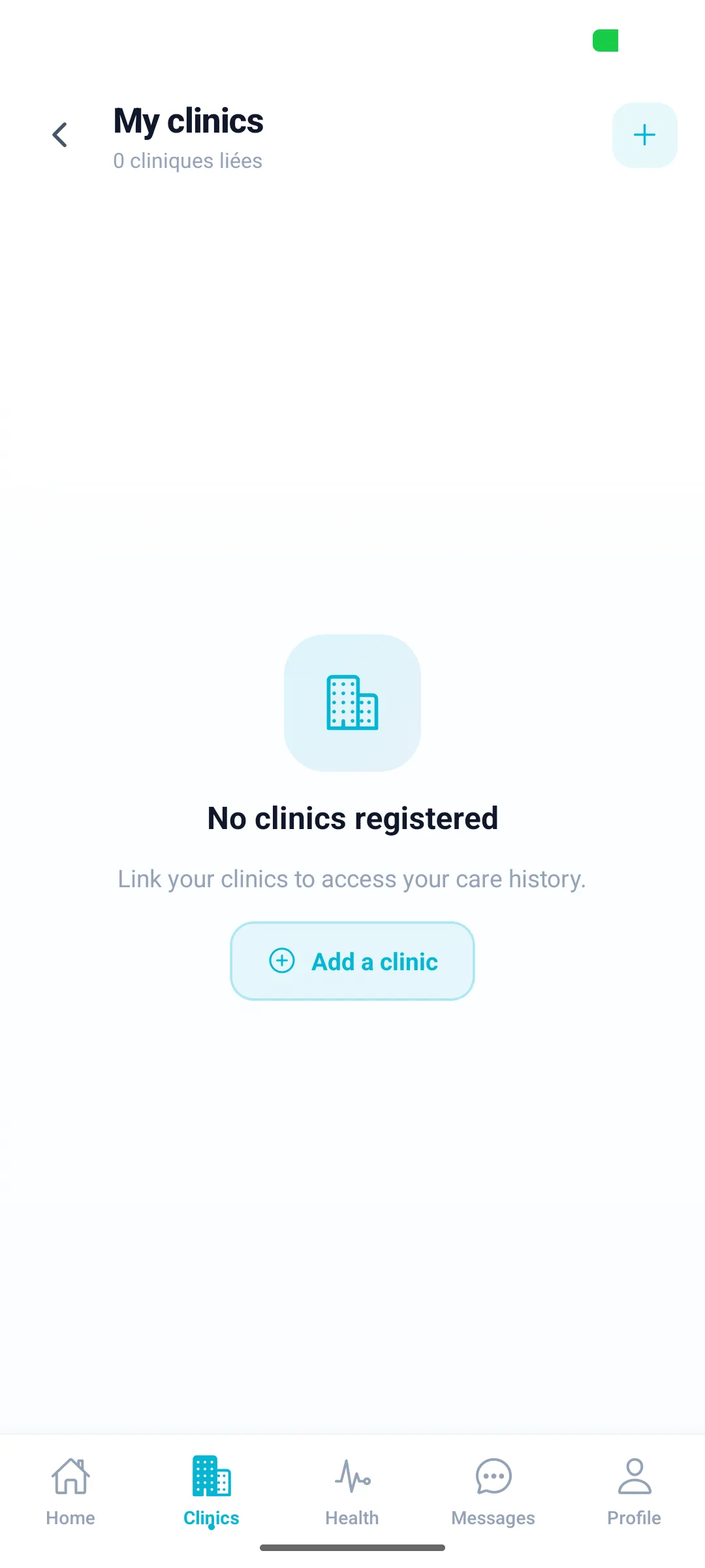 Liaison de cliniques dans Planevia